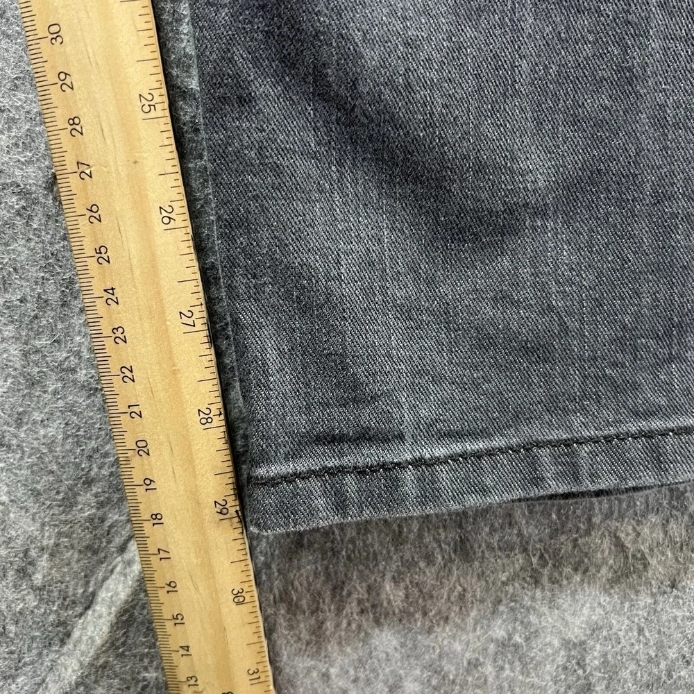 Levis‎ 514 32x32 Black Faded Gray Straight Leg Regular Fit Distressed